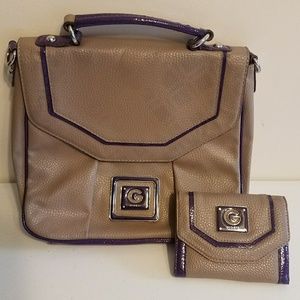 G by Guess Satchel Purse and Wallet